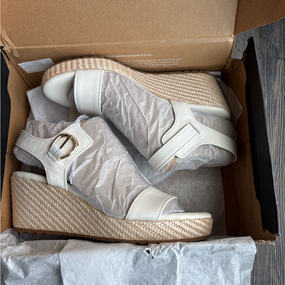 NWB Naturalizer Stella Wedge Sandals - Picture 8 of 12